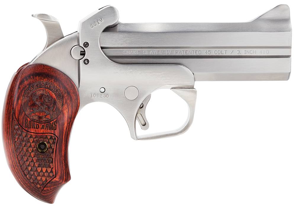 Bond Arms BASS4 Snakeslayer IV Derringer Single 45 Colt (LC)/410 Gauge ...