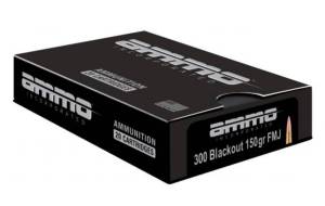 Ammo Inc 300 Blackout 150 Gr Full Metal Jacket Brass Ammunition 20rds