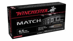Winchester Ammo Match 6.5 PRC 140 gr Sierra MatchKing BTHP (SMBTHP) 20rds