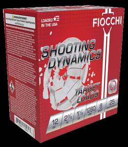 Fiocchi Shooting Dynamics Target 12 GA 2.75" 1-1/8 oz #8 25rds