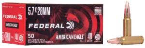 Federal AE5728A American Eagle 5.7x28mm 40 gr 50 Bx/ 10 Cs