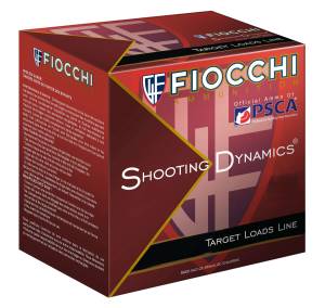 Fiocchi 12SD1H8 Shooting Dynamics Target Load 12 Gauge 2.75" 1 oz 8 Shot 25 rd BOX