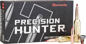 Hornady 81621 Precision Hunter 6.5 PRC 143 gr Extremely Low Drag-eXpanding Rifle Ammunition 20rd Box
