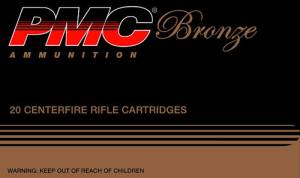 PMC 223A Bronze  223 Rem 55 gr Full Metal Jacket Boat Tail Ammunition 20 Rd Box