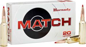 Hornady 81534 Match  224 Valkyrie 88 gr Extremely Low Drag-Match 20 Bx/ 10 Cs