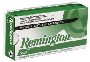 Remington Ammunition L10MM6 UMC  10mm Auto 180 gr Full Metal Jacket (FMJ) 50 Bx/ 10 Cs