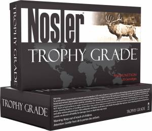 Nosler 60122 Trophy Grade Long Range 26 Nosler 142 gr AccuBond Long Range 20 Bx/ 10 Cs
