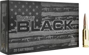 Hornady 81604 Black  6mm ARC 105 gr Boat Tail Hollow Point Match  20 Bx/ 10 Cs