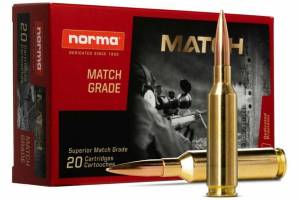 Norma Golden Target 6mm Creedmoor 107gr Match Grade Rifle Ammunition 20rd Box