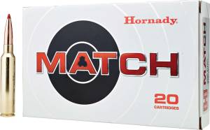Hornady 82162 Match  300 PRC 225 gr Extremely Low Drag-Match Rifle Ammunition 20 Rd BOX