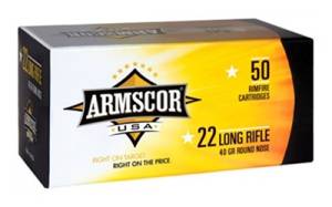 Armscor 50012PH Rimfire  22 LR 40 gr Soft Point (SP) 50 Box