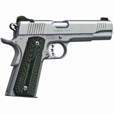 Kimber Stainless TLE II 45 Auto (ACP) 5in Stainless/Black/Green - 7+1 Round-img-1