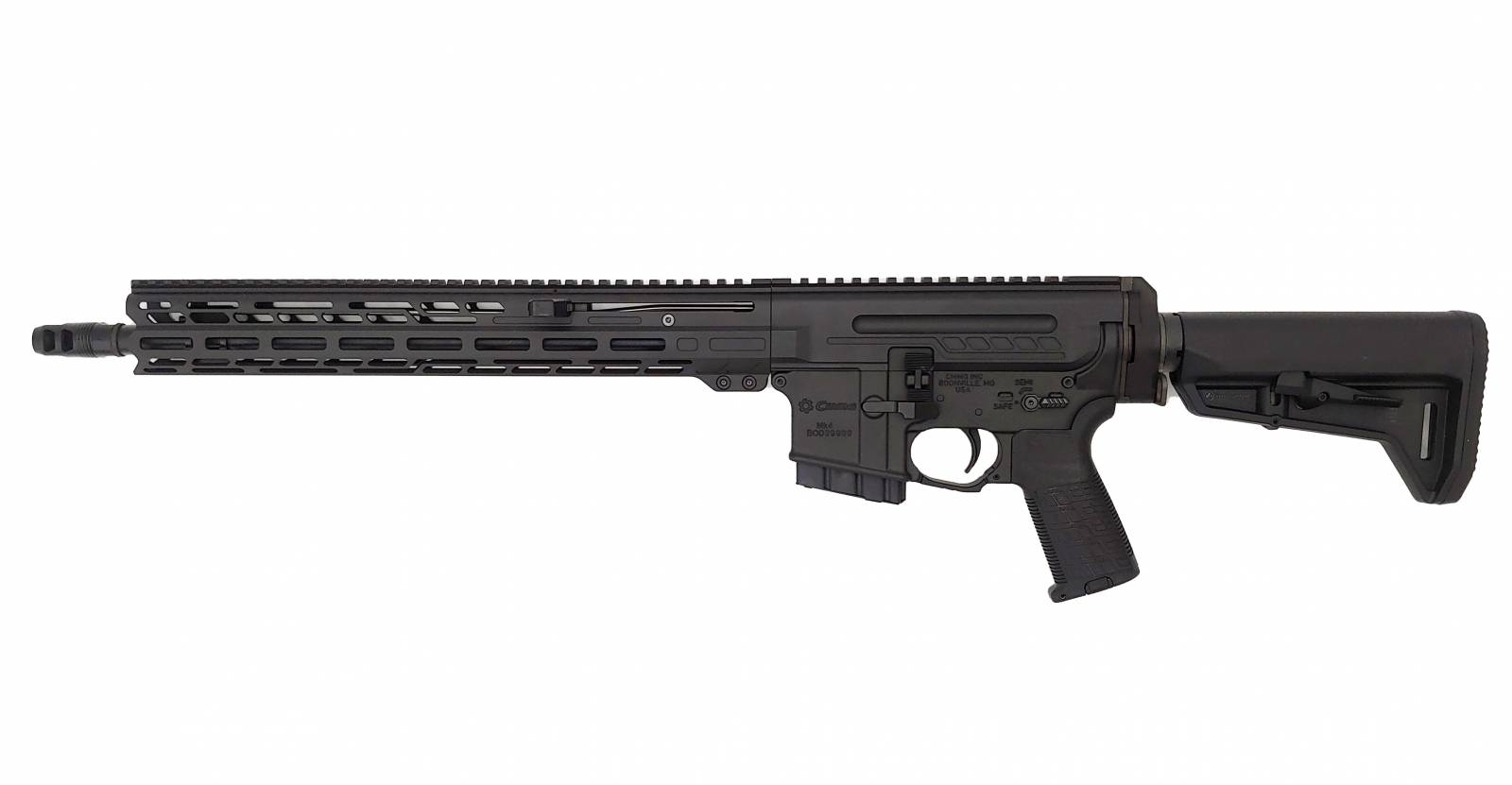 CMMG Dissent Mk4 6mm ARC, 16.1" Brl, 2-10rd Mags, Collapsible Stock, Black-img-1