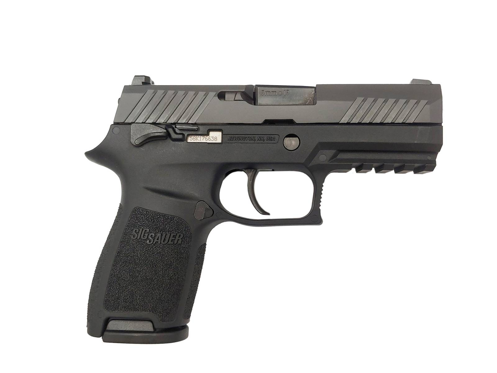 Sig Sauer P320 Compact *MA Compliant 9mm Luger 3.9" 10+1 Black Polymer Grip-img-1